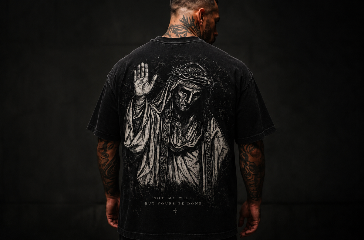 Not My Will But Yours Be Done — back print