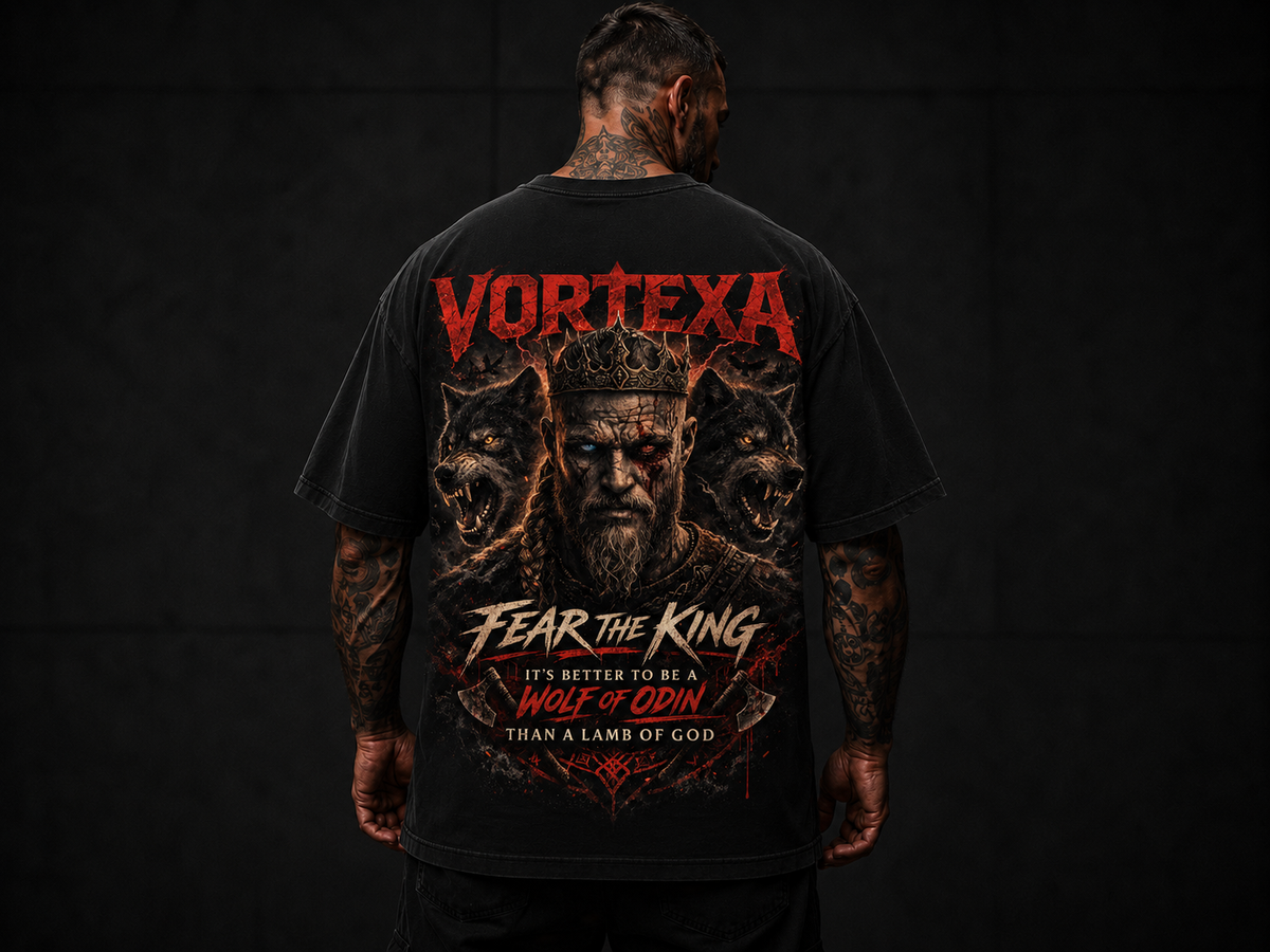 Fear the King — гръб
