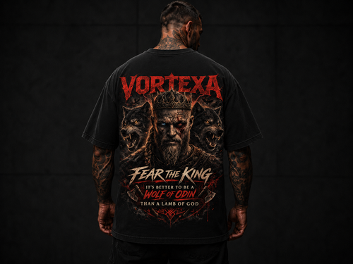 Fear the King — гръб