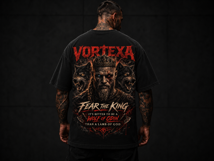 Fear the King — гръб