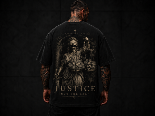 Justice Not for Sale — гръб